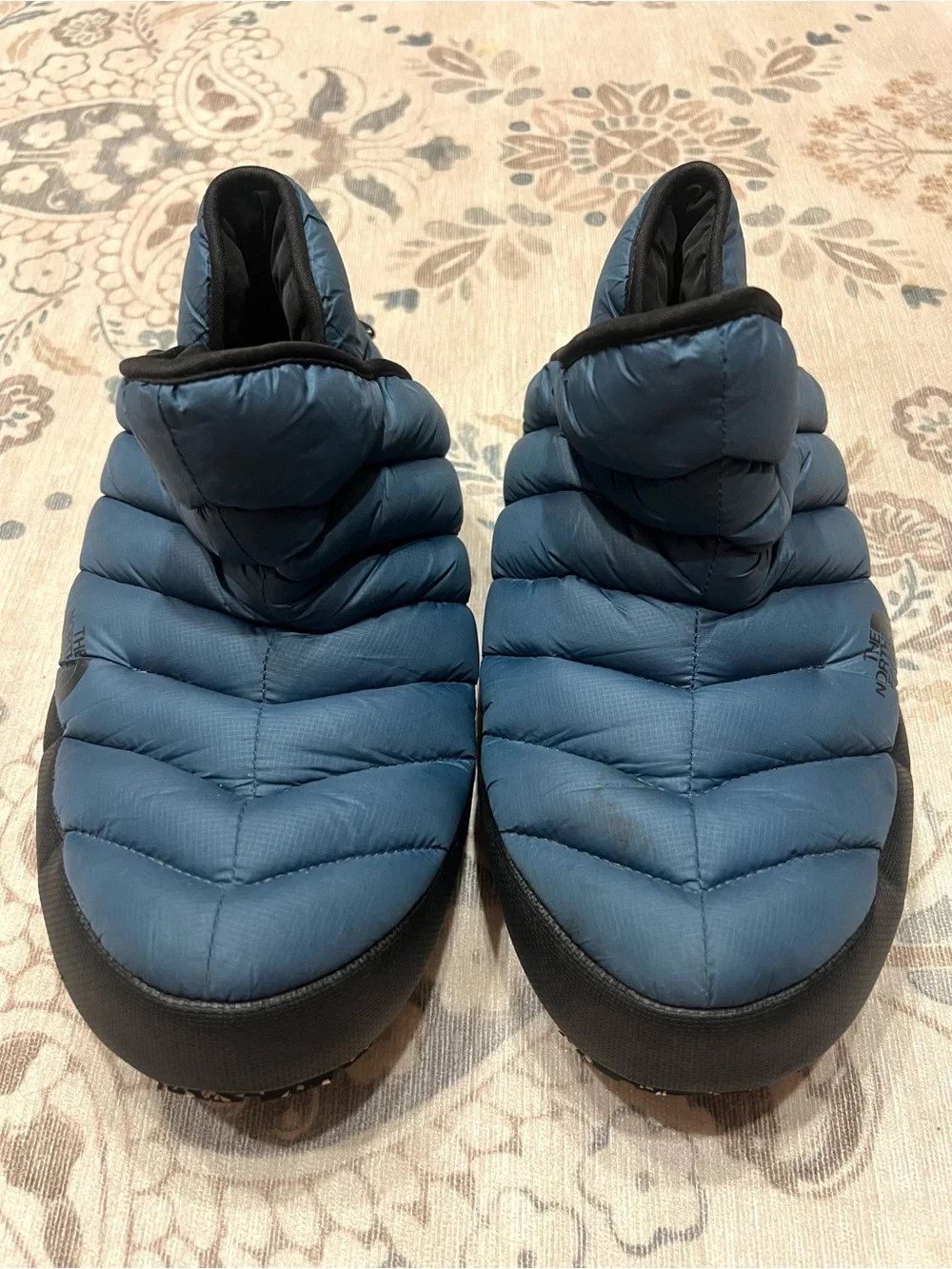 The North Face Men’s ThermoBall Eco Traction Bootie Shady Blue / Black Size 10